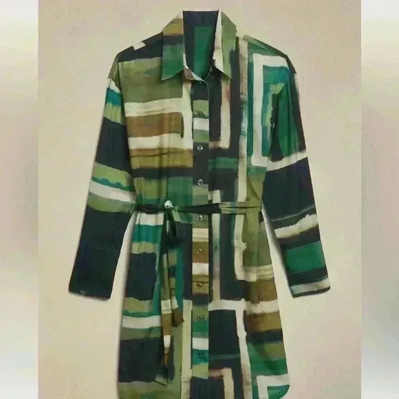 Banana Republic SATIN MINI SHIRTDRESS - Picture 4 of 4